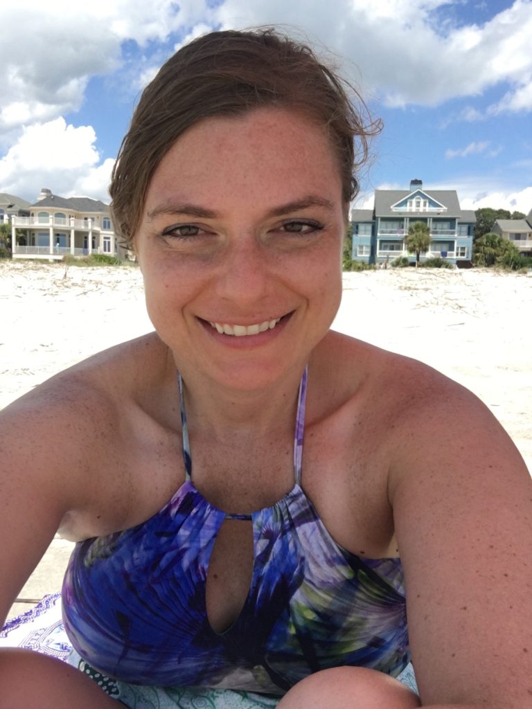 Woman at the beach