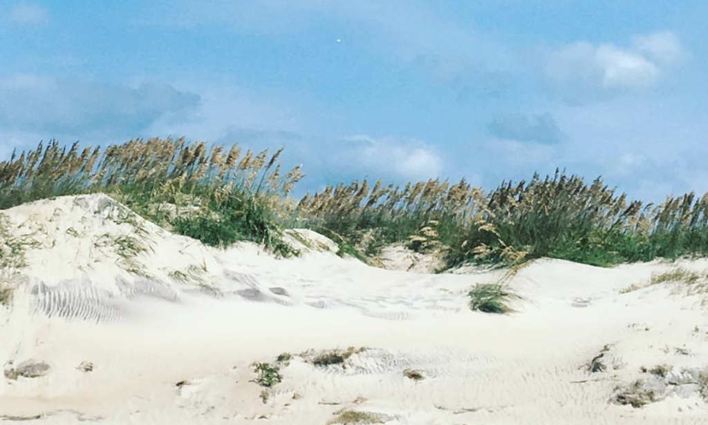 Sand dunes in North Carolina