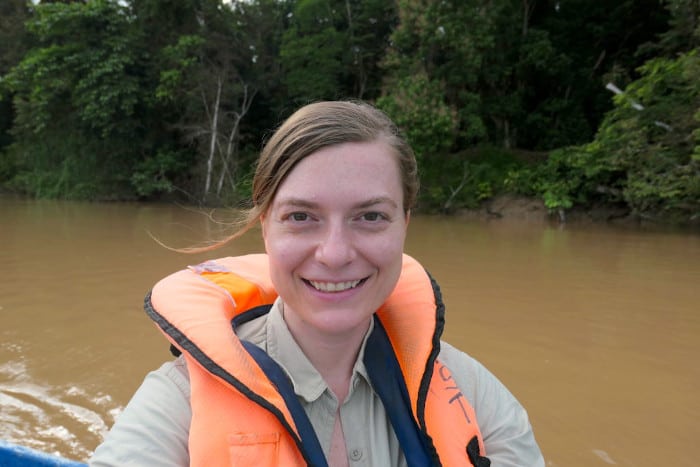 Selfie from the Kinabatangan River! 