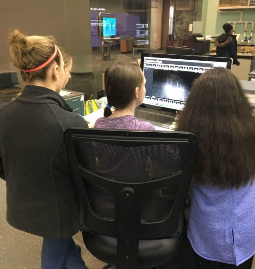 Girls in a Girls in Science Club