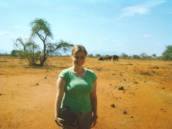 animal selfie with elephants