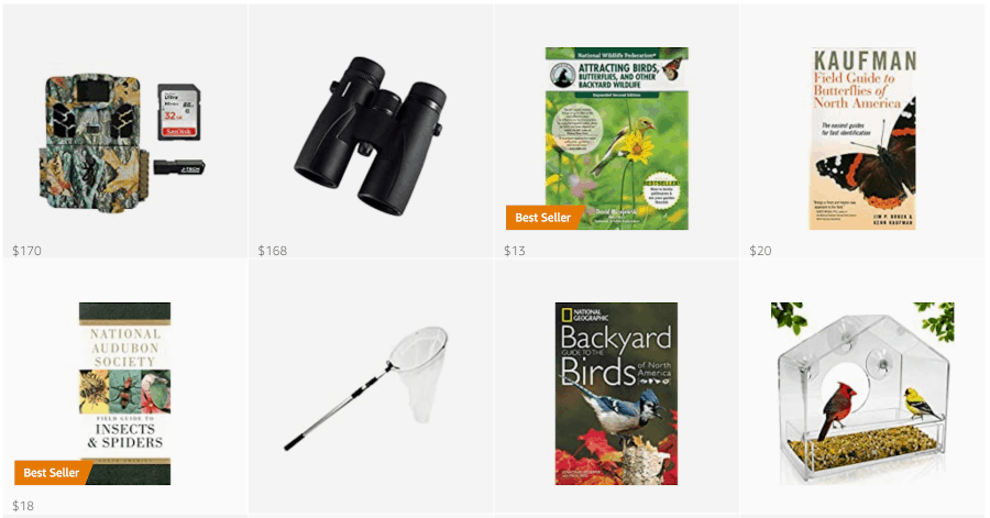 You can get supplies to connect to nature in my Amazon store.