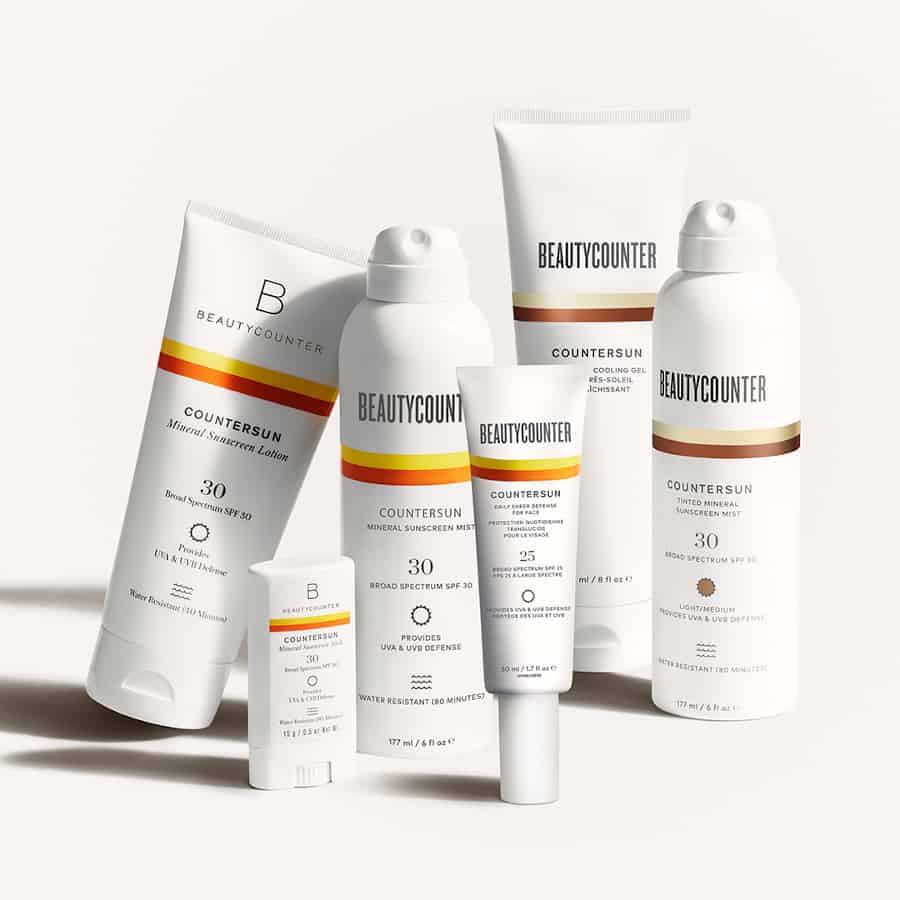 Beautycounter offers a range of mineral sunscreens that are reef-friendly.