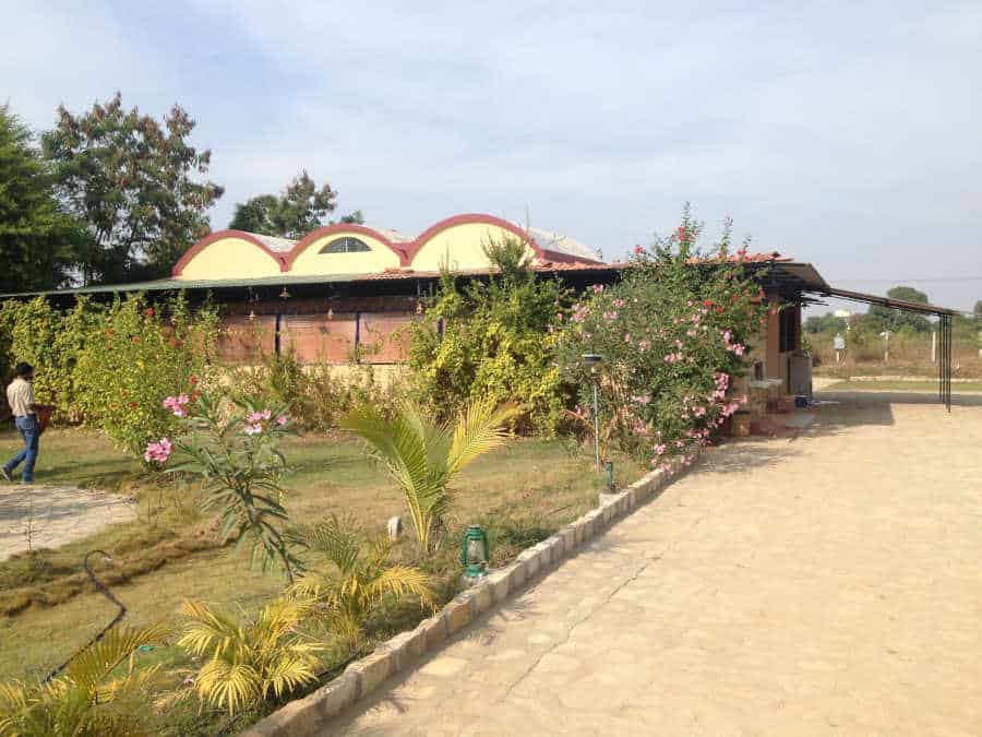 A picture of a hotel in tadoba