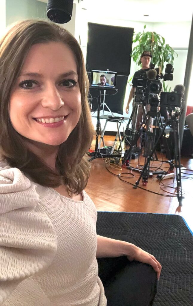 Stephanie Schuttler Filming